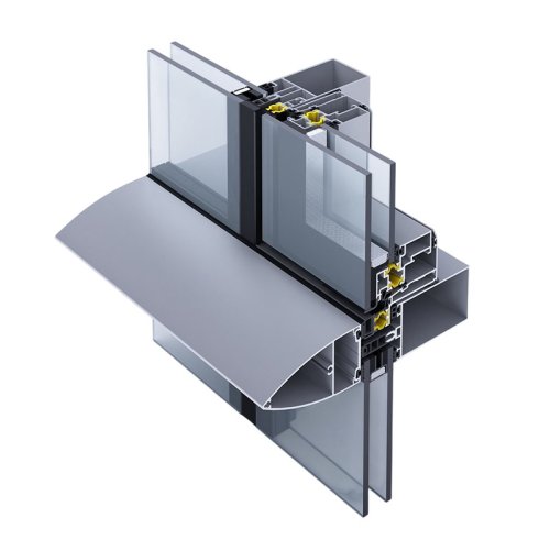 Jindal Aluminium Curtain Wall Section